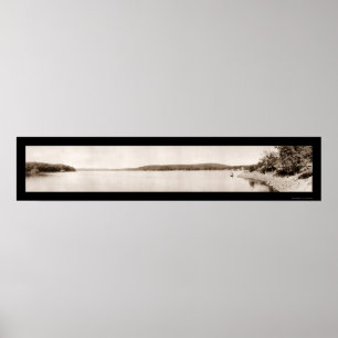 Lake Hopatcong Bay Photo 1913 Poster