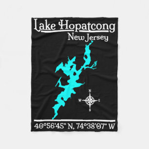 Lake Hopatcong - New Jersey Fleece Blanket