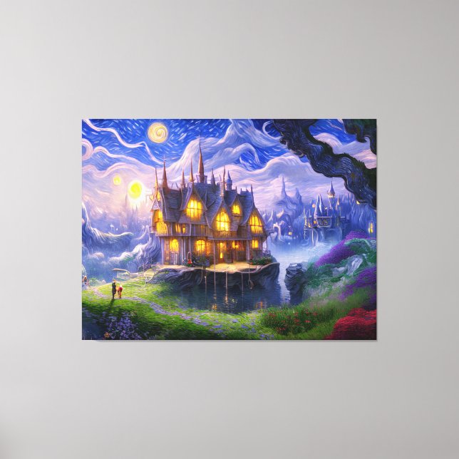 Lake House Canvas Print (Front)