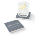 Lake House Custom Coordinates Throw Pillow