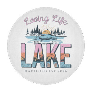Lake House Custom Family Cutting Board