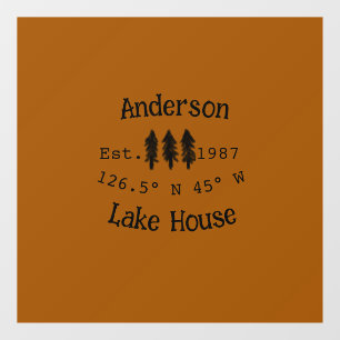 Lake house ets. Date year custom coordinates add n