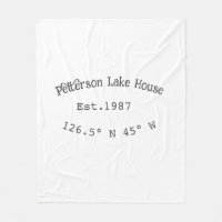 Lake house ets. Date year custom coordinates add n
