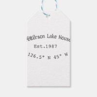 Lake house ets. Date year custom coordinates add n