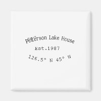 Lake house ets. Date year custom coordinates add n