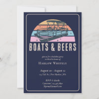 Lake House Nautical Boats Beers Bachelor Party