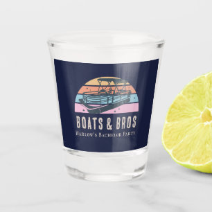 Lake House Nautical Boats Bros Bachelor Party Shot Glass