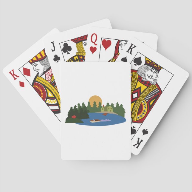 Lake House Playing Cards (Back)
