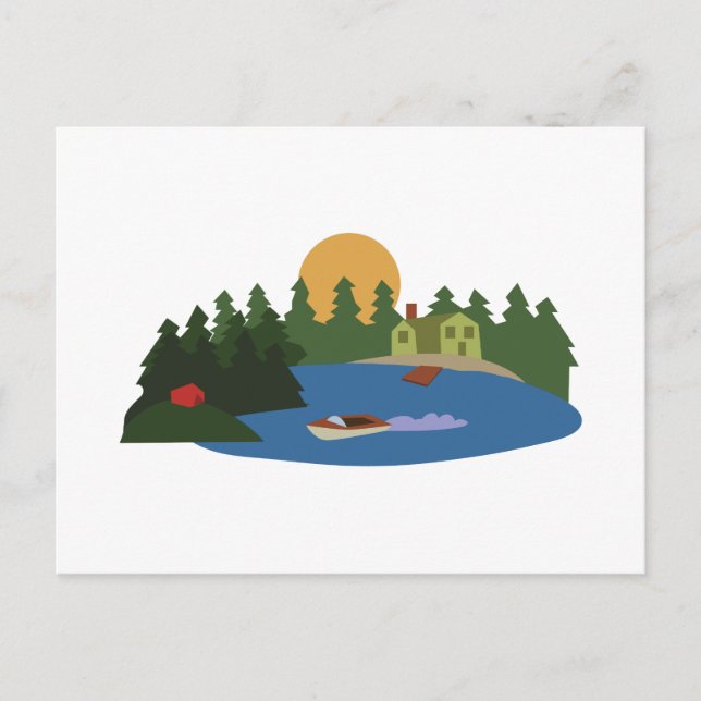 Lake House Postcard (Front)