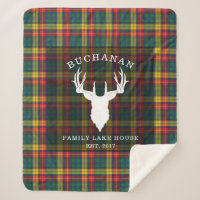 Lake House Tartan Plaid Clan Buchanan Family Name