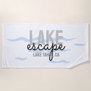 Lake House Vacation Rental - Beach Towel