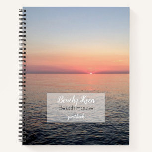 Lake House Vacation Rental Photo Cover Guest Book