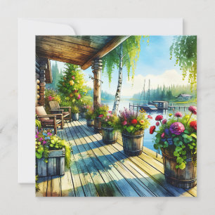 Lake House View Deck over looking the Bay