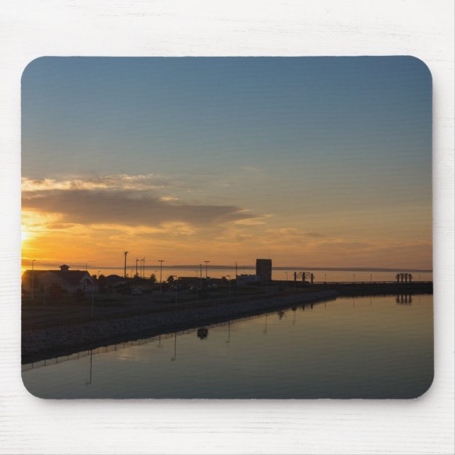 Lake Huron Golden Morning Mouse Pad (Front)