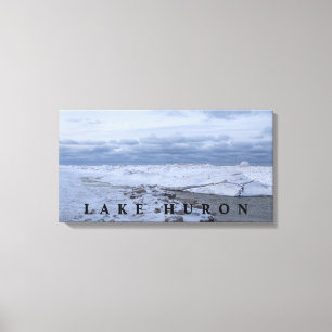 Lake Huron Winter Canvas Print