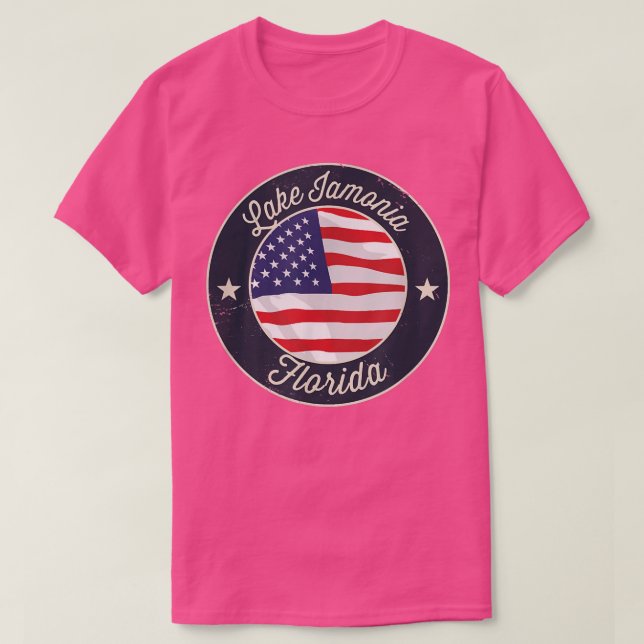 Lake Iamonia - Patriotic Florida Souvenir T-Shirt (Design Front)