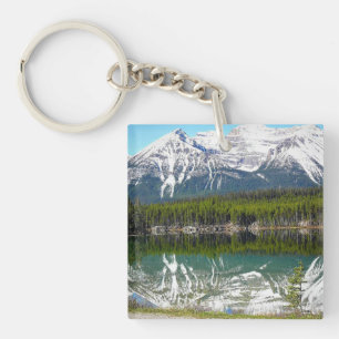 Lake in Banff, Alberta, Canada Key Ring