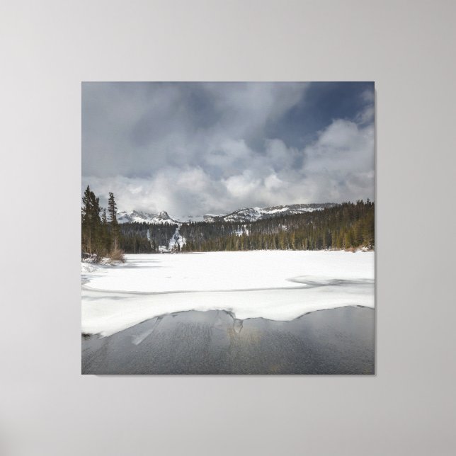 Lake in Sierra Nevada Canvas Print (Front)
