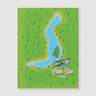 Lake Iseo Italy map