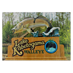 Lake Kabetogama Walleye Cutting Board