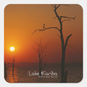 Lake Kariba Square Sticker