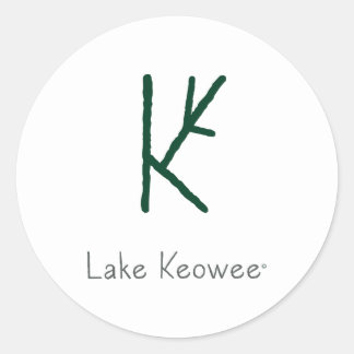 Lake Keowee Classic Round Sticker