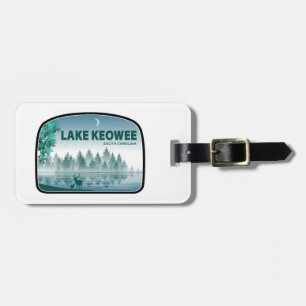 Lake Keowee South Carolina Deer Luggage Tag