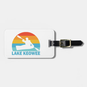 Lake Keowee South Carolina Kayak Luggage Tag