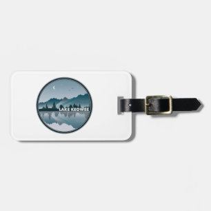 Lake Keowee South Carolina Reflection Luggage Tag
