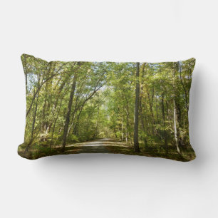 Lake Kittamaquandi Trail in Columbia Maryland Lumbar Cushion