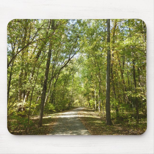 Lake Kittamaquandi Trail in Columbia Maryland Mouse Pad (Front)