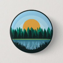 Lake Landscape Button