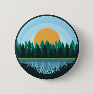 Lake Landscape Button