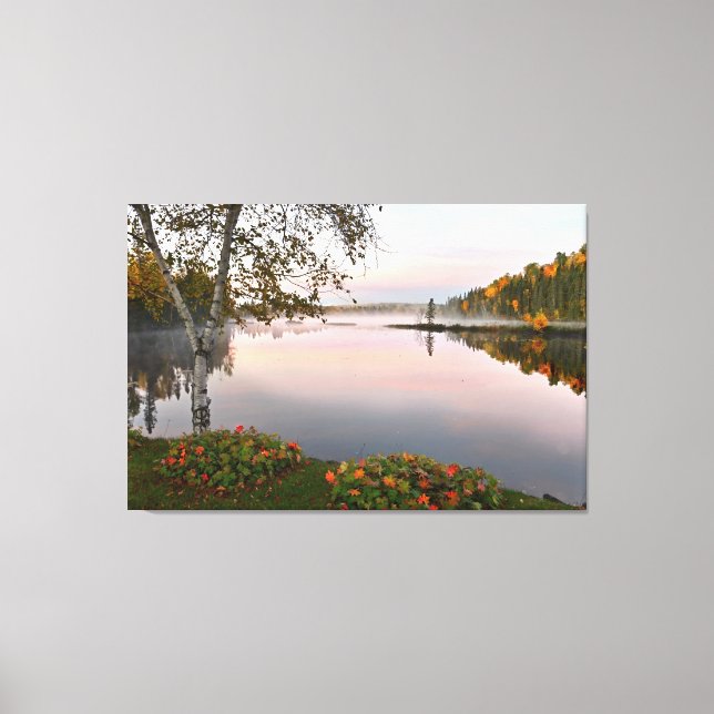 Lake landscape canvas print (Front)