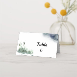 Lake landscape place card