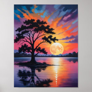 Lake Landscape Poster