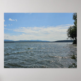 Lake landscape poster