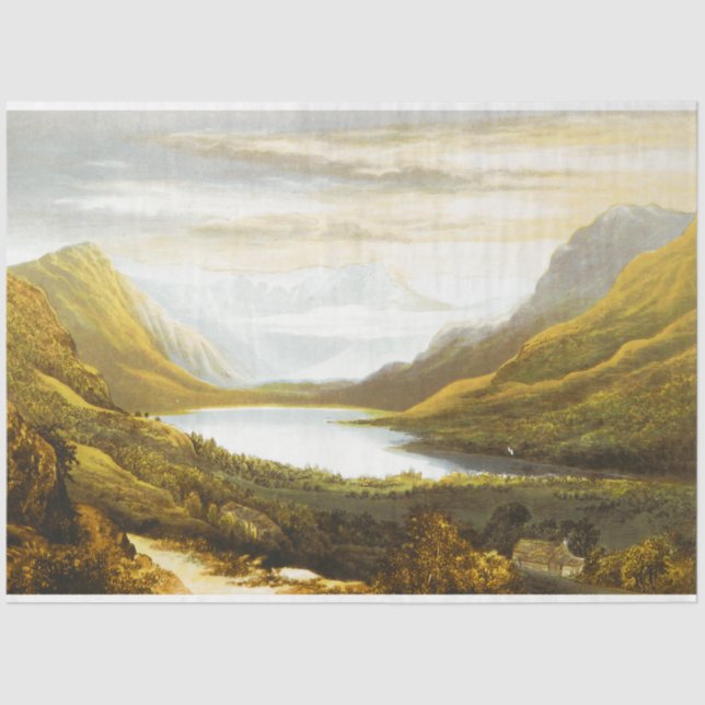 Lake Landscape Tissue Paper (Front)