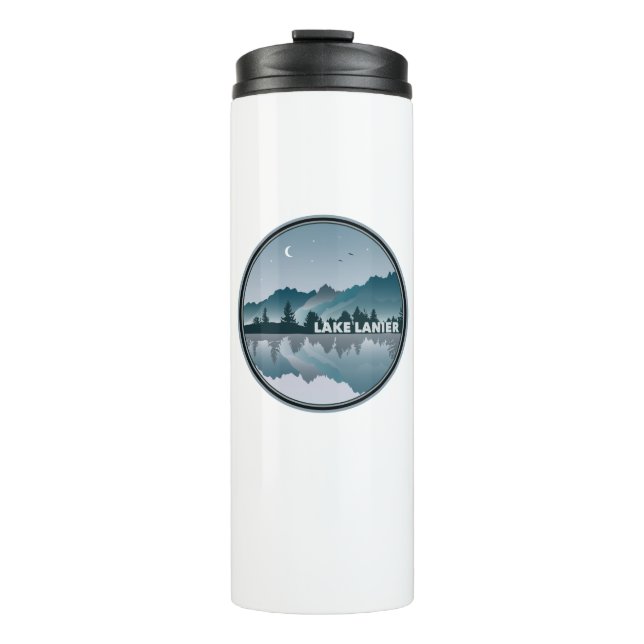 Lake Lanier Georgia Reflection Thermal Tumbler (Front)