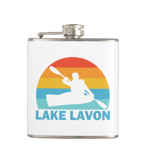 Lake Lavon Texas Kayak Hip Flask