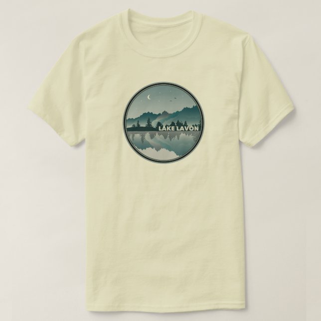 Lake Lavon Texas Reflection T-Shirt (Design Front)