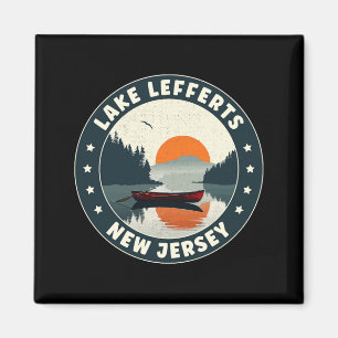 Lake Lefferts New Jersey Sunset T Shirt Magnet