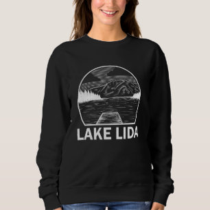Lake Lida Minnesota Funny Fishing Camping Summer Sweatshirt
