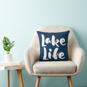 Lake Life   At the Lake House Cushion