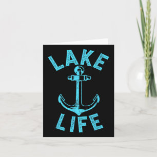 Lake Life Boating Fishing Kayaking Sailing Captain Card