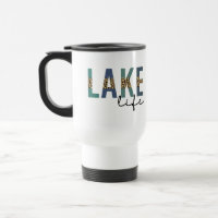 Lake Life Cheetah Print Typography