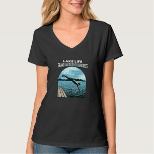 Lake Life Grand Lake O' The Cherokees Swimming Okl T-Shirt