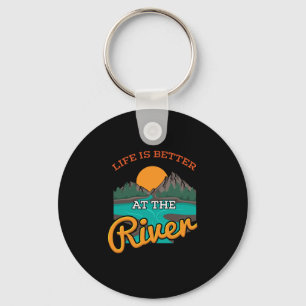 Lake - Life Is Better On The River Key Ring