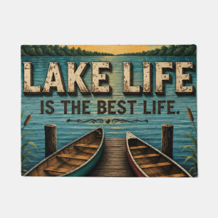 Lake Life Is the Best Life Lake House Doormat