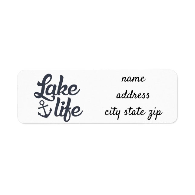 **LAKE LIFE** RETURN ADDRESS LABEL (Front)